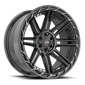 Vortek Offroad – VRP-501 TURBO – Black – 20″x10″ -18mm – Summer Wheels – 501201043-18BDCTR